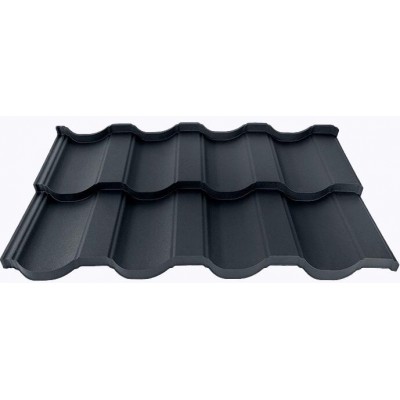 Модульная металлочерепица Нордо 0.45мм. матовая