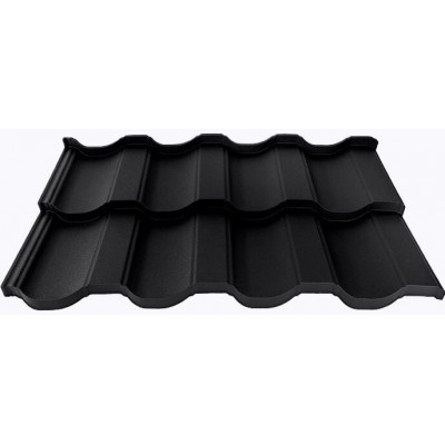 Модульная металлочерепица Нордо 0.5мм. Кварц