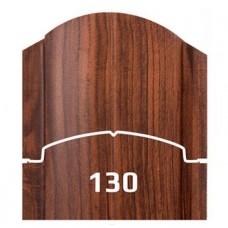 Штакетник Европланка 130мм. двухсторонний под дерево 0.45мм.